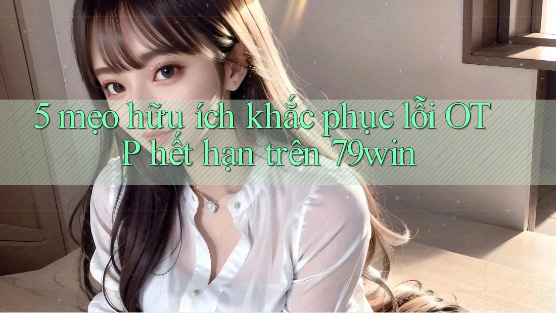5 mẹo hữu ích khắc phục lỗi OTP hết hạn trên 79win