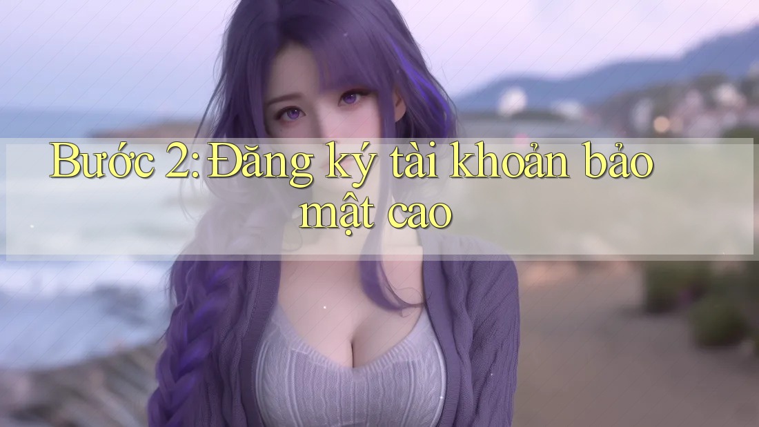 Bước 2: Đăng Ký Tài Khoản Bảo Mật Cao