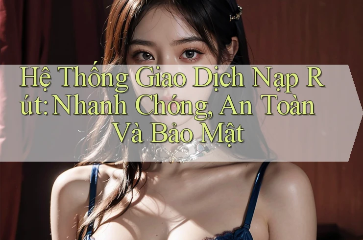 Hệ Thống Giao Dịch Nạp Rút: Nhanh Chóng, An Toàn Và Bảo Mật