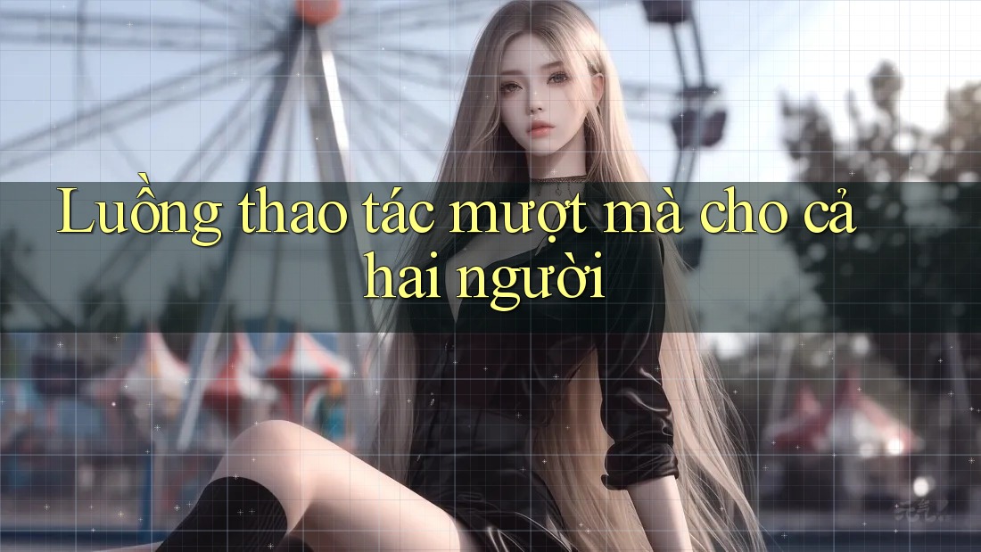 Luồng thao tác mượt mà cho cả hai người Luồng thao tác mượt mà cho cả hai người