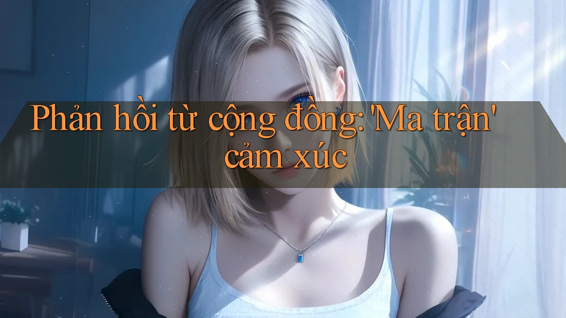 Phản hồi từ cộng đồng: 'Ma trận' cảm xúc