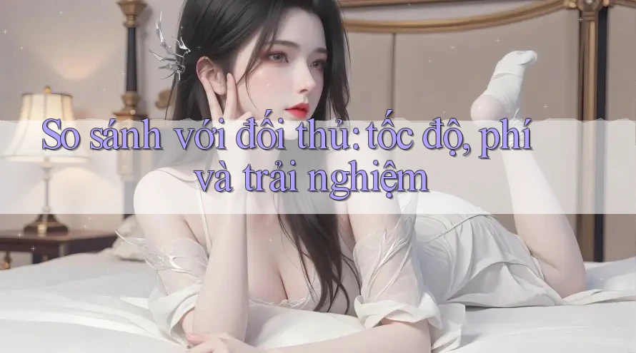 So sánh với đối thủ: tốc độ, phí và trải nghiệm So sánh với đối thủ: tốc độ, phí và trải nghiệm