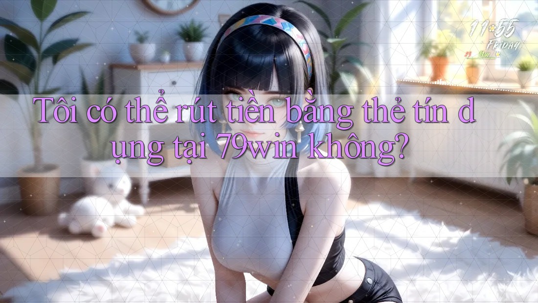 Tôi có thể rút tiền bằng thẻ tín dụng tại 79win không?