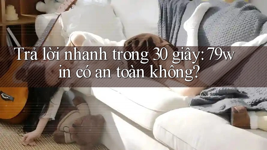 Trả lời nhanh trong 30 giây: 79win có an toàn không?